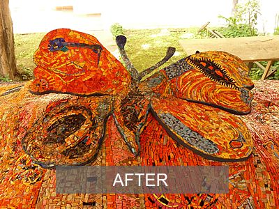 mosaic after the restoration